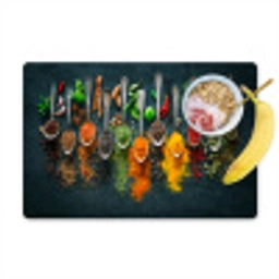 Kruiden - Specerijen - Lepels Placemat vinyl groot -zzzproduct_Kitchenyeah-website