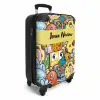 Monster met Stippen NBS - Handbagage koffer - Kinderen Unisex middel -productfoto_3d