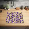 Bananen - Bladeren - Paars Inductie beschermer vinyl 3mm middel 274 -sfeer5