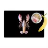 Kreeft - Roze - Zacht - Zwart Placemat vinyl groot -zzzproduct_Kitchenyeah-website