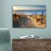 Strand - Zee - Nederland - Duinen - Zon canvas 2cm klein -sfeer4