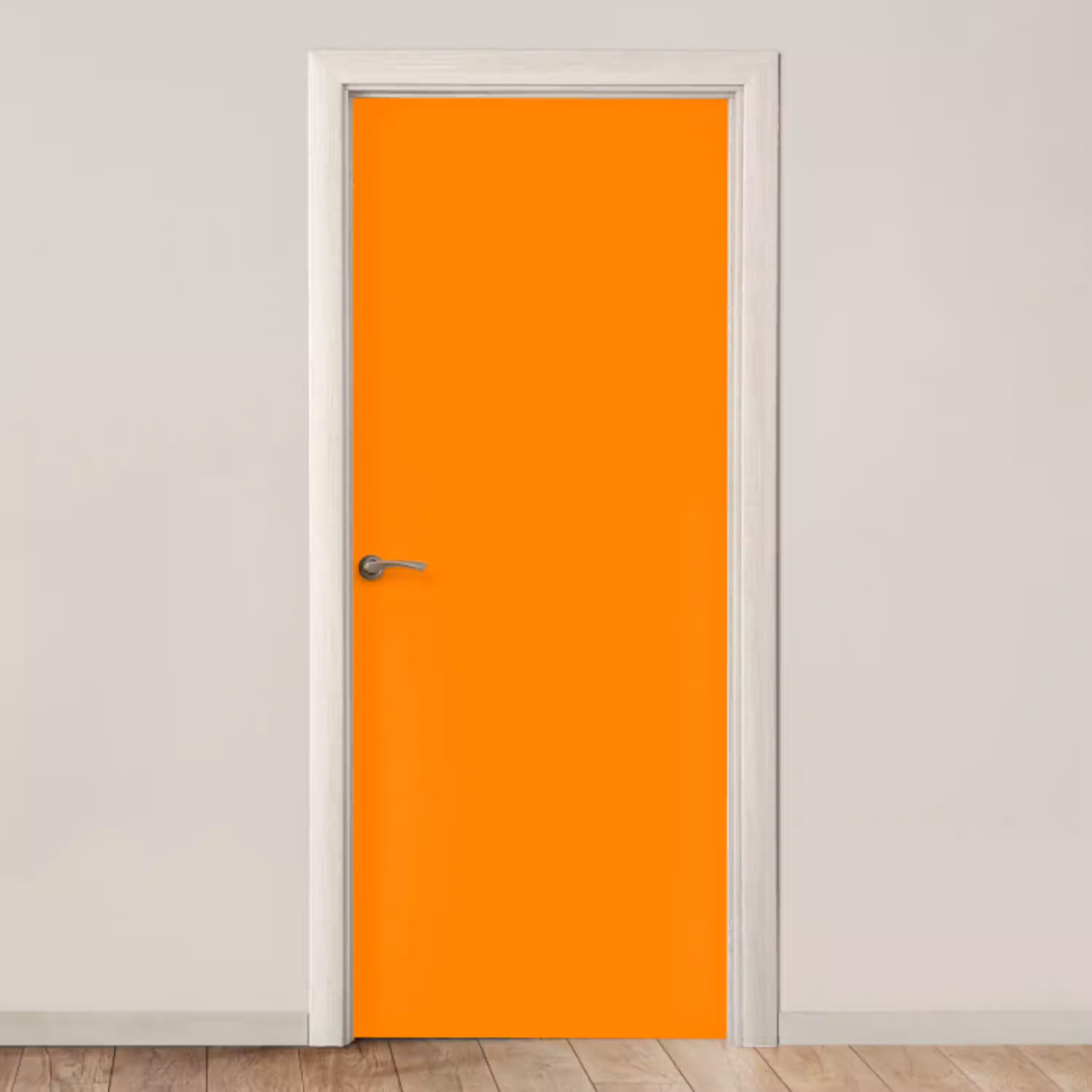 Marigold - Glow - Oranje deurposter klein 289 -3d_beige