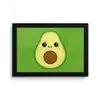 Avocado - Groen - Speels fotolijst zwart zonder passe partout klein -3d