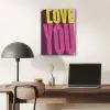 Love - Tekst - Roze - Valentijn PET vilt klein -sfeer5