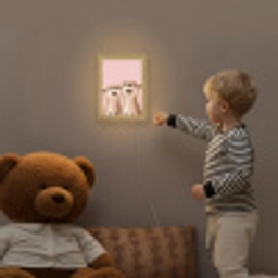 Otters - Glimlach - Bruin Light Box met kabel klein -sfeer4a_kind