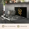 Slang - Minimalistisch - Goud keuken achterwand spatscherm klein -usp_NL