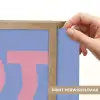 Art - Roze - Blauw Light Box met batterij (Wandlamp) middel -USP_websiteprintNL