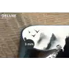 Roeiboot - Mistig - Bergen - Vogels Placemat vinyl groot -closeup