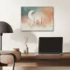 Moskee - Kleurrijke wolken - Arabisch - Ramadan - Islamitische PET vilt klein -sfeer5