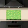 Groen - Geel - Bananen keuken achterwand spatscherm klein 900 -sfeer1