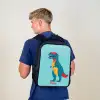 Coole T. rex met zonnebril Rugzak - Zwart middel -sfeer8