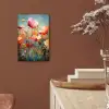 Bloemen - Watercolor - Kunst - Botanisch - Natuur aluminium wit klein -sfeer4