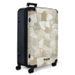 Mozaïek - Stenen - Beige NBS - Large koffer - Volwassenen Unisex groot -product1