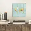 Wereldkaart - Realistisch - Blauw plexiglas 5mm klein -sfeer1