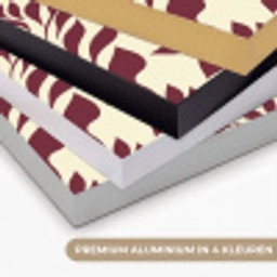 Abstract - Bladeren - Burgundy Textielframe zwart klein 947 -USP_kleurenNL