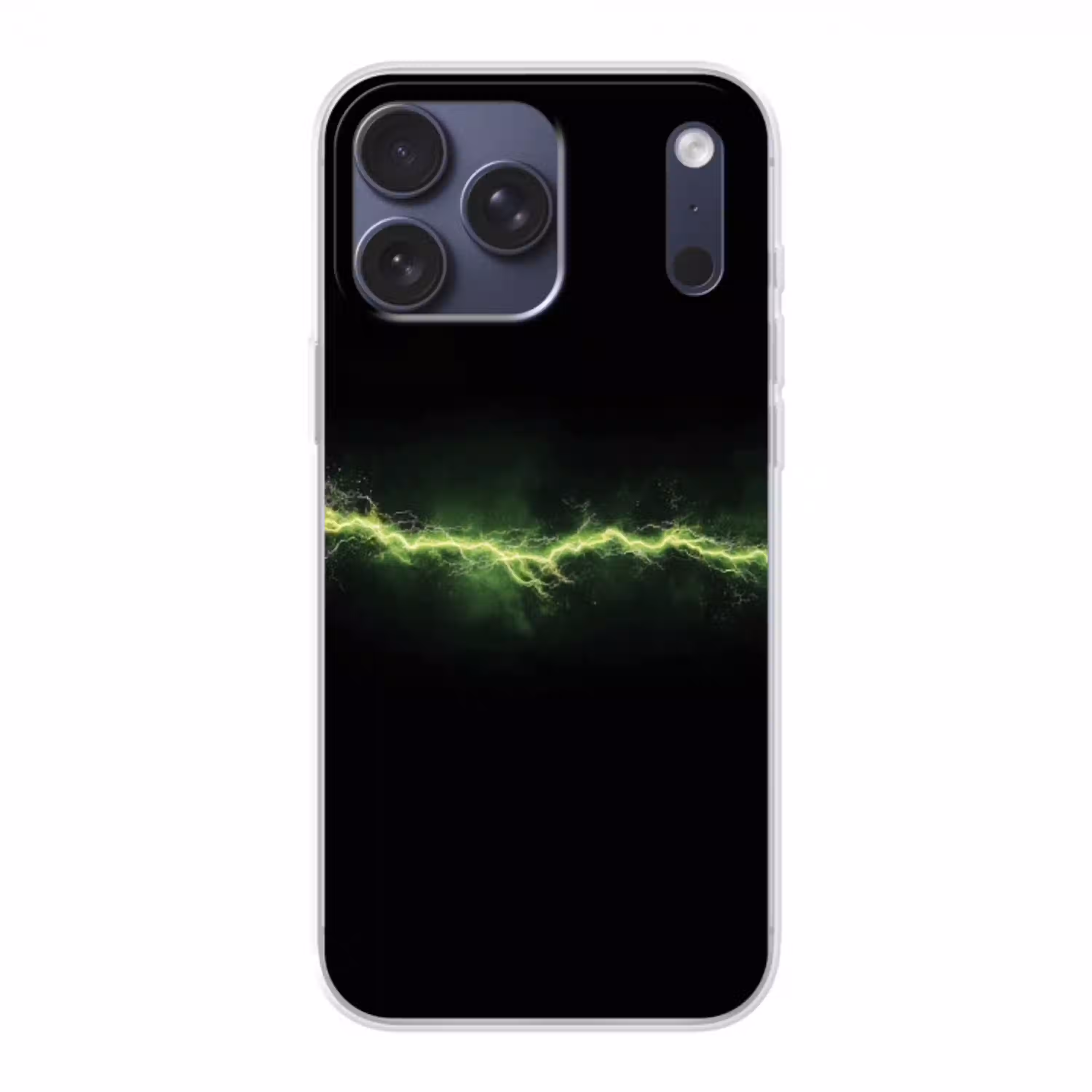 Gaming - Elektriciteit - Lijn - Vonken - Groen Telefoonhoesje iPhone 17 Pro Max klein -3d