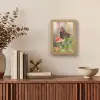 Bloemen - Vlinder - Natuur - Bloem Light Box met kabel (Tafellamp) klein -sfeer2