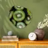 Kiwi - Fruit - Groen Wandcirkel Organisch Forex 3mm klein -sfeer2