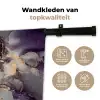 Goud - Paars - Marmer Wandkleed katoen klein -sfeer2