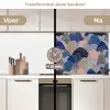 Berg - Pastel - Japans - Patronen keuken achterwand 2 middel 871 -voor-na2_NL