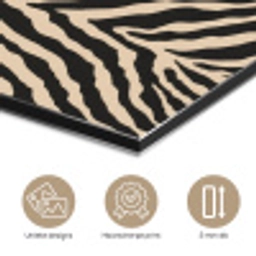 Zebra - Klassiek - Zwart aluminium wit klein 46 -closeup_NL