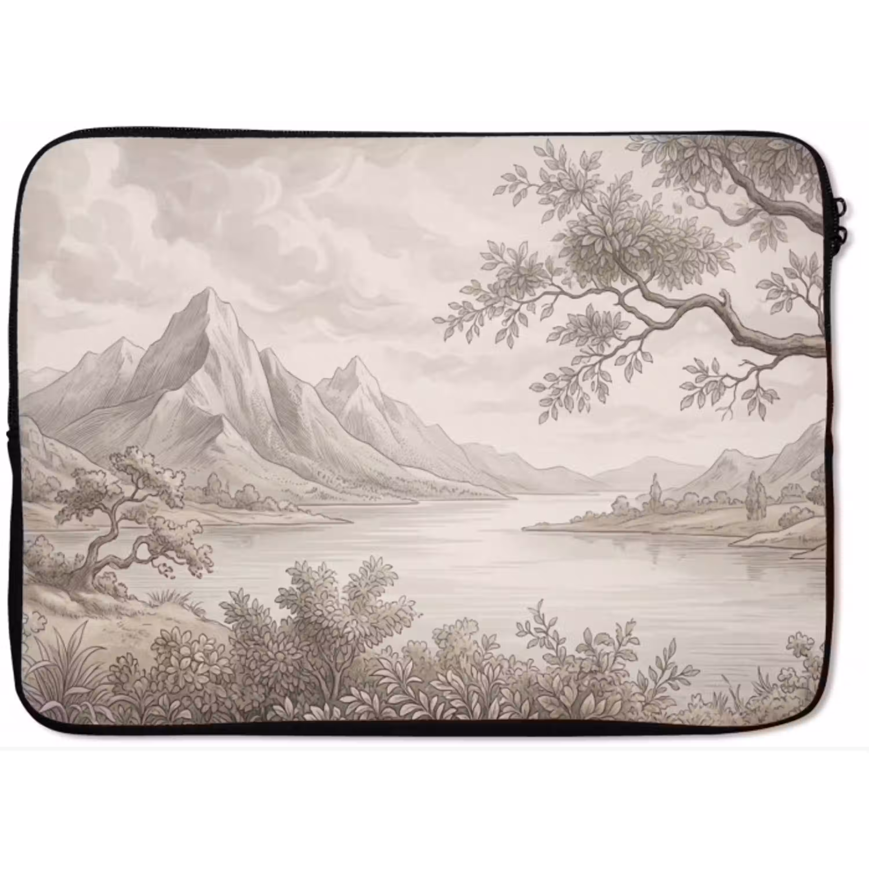 Landschap - Bergen - Meer - Natuur laptophoes neopreen klein -zkaufland3dotto
