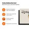 Spaghetti - tomatensaus - Parmezaanse kaas Inductie beschermer vinyl 3mm klein -zzzzzzz-td-ups