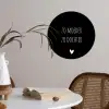 Spreuken - Zo moeder zo dochter - Dochter - Mama - Quotes Wandcirkel behangsticker klein -sfeer3