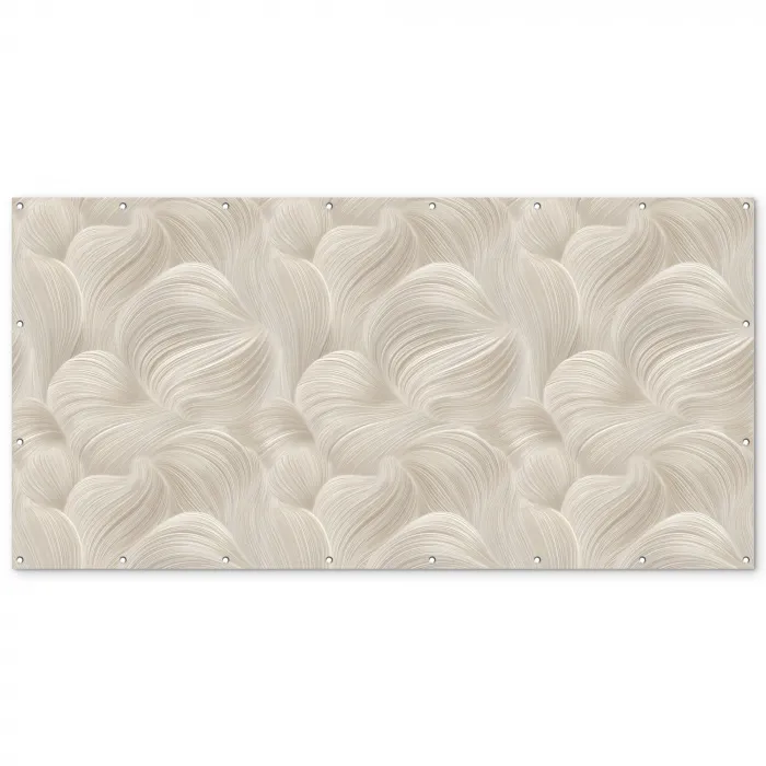 Lijnen - Waaier - Beige Balkonbeschermer Duitsland klein 596 -zz_3d