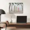 Surfboard - Palmbomen - Kleurrijk PET vilt klein -sfeer5
