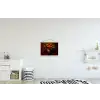 Vrouw - lychee - exotisch textielposter latten blank klein -kinderkamer