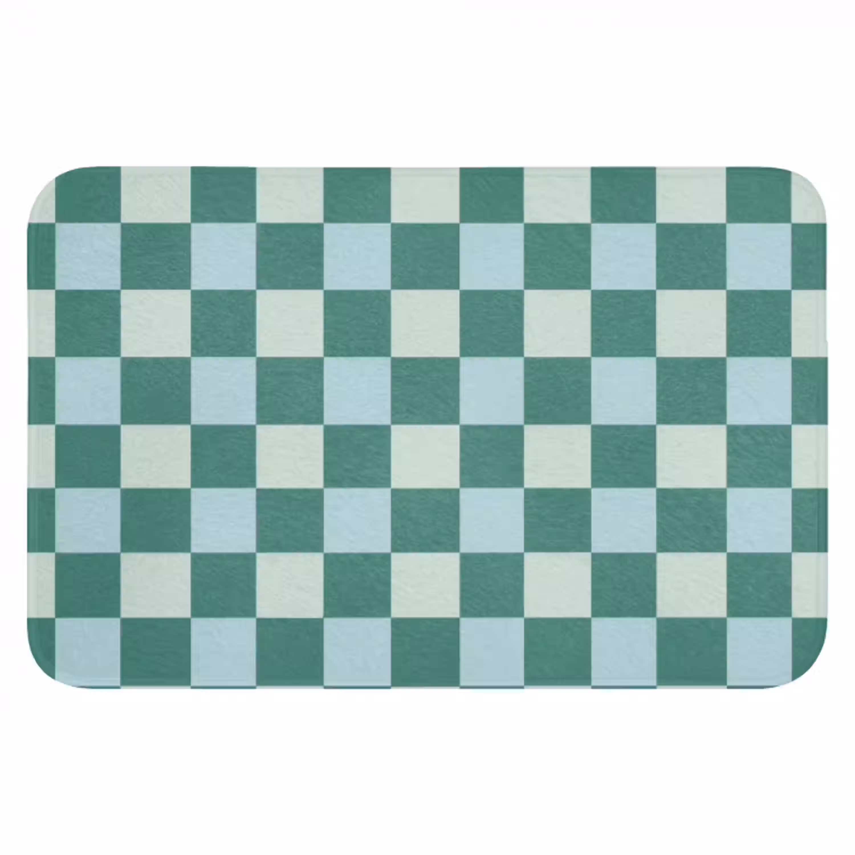 Schaak - Klassiek - Groen Badmat klein 997 -3d