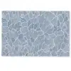 Abstract - Blauw - Bladeren Deurmat klein -zkaufland3d