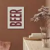 Japandi - Beer - Red - Retro PET vilt klein -sfeer4