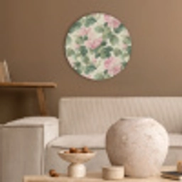 Rozen - Botanisch - Roze Akoestische PET Vilt - Rond klein 838 -sfeer1