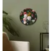 Stilleven met bloemen in een glazen vaas - Schilderij van Jan Davidsz. de Heem Wandcirkel kunststof plaat 5mm dik klein -sfeer3