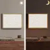 Schubben - Wit - Elegant Light Box met batterij (Wandlamp) middel 907 -sfeer3
