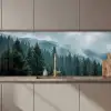 Naaldwoud - Bergen - Mist keuken achterwand 2 middel zz_3dshopping
