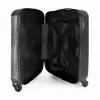 Vergrijsd hout met noesten en verticale lijnen NBS - Handbagage koffer - Volwassenen Unisex middel -binnenkant