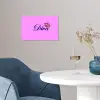 Diva - Lip - Panterprint - Roze poster papier klein -sfeer3
