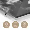 Drummer - Zwart - Drumstel plexiglas 5mm klein -sfeer2
