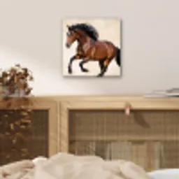 Paard - Galop - Energie aluminium wit klein -sfeer3