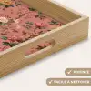 Klassiek - Botanisch - Roze Dienblad Rechthoek middel 911 -USP_HandgreepFR