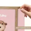 Otters - Glimlach - Bruin Light Box met batterij (Wandlamp kind) middel -USP_websiteprintNL