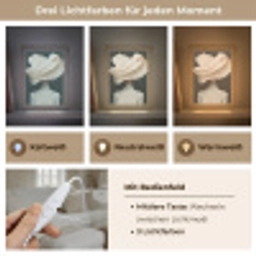 Vrouw - Beige - hoed Light Box met kabel (Tafellamp) klein -USP_lichtkleurDE