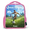Voetbal - Jongen - Goal - Voetbaltenue Kinderrugzak - Roze middel -3d