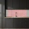 Plaid - Patroon - Gestreept - Roze keuken achterwand 2 middel 871 -sfeer1