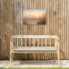 Zonsondergang - Duinen - Zee Tuinposter op houten frame 2 cm dik klein -sfeer4