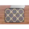 Floraal - Ornament - Blauw laptophoes neopreen klein 279 -tafel