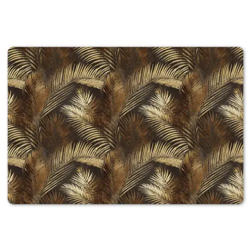 Tropisch - Bladeren - Goud Placemat vinyl groot 368 -zzsfeer1_Kitchenyeah-website